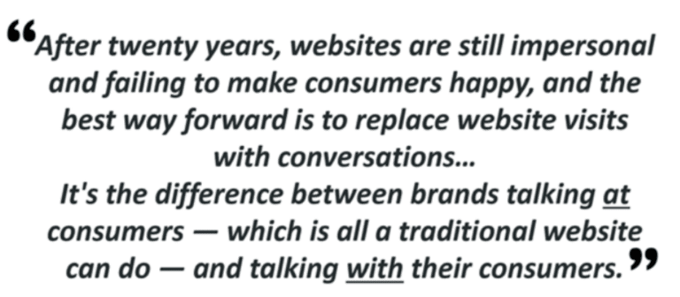 live chat quote from consumer