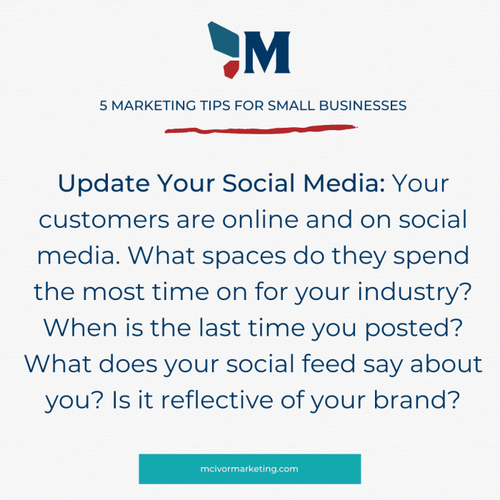 Update Your Social Media - McIvor Marketing LLC