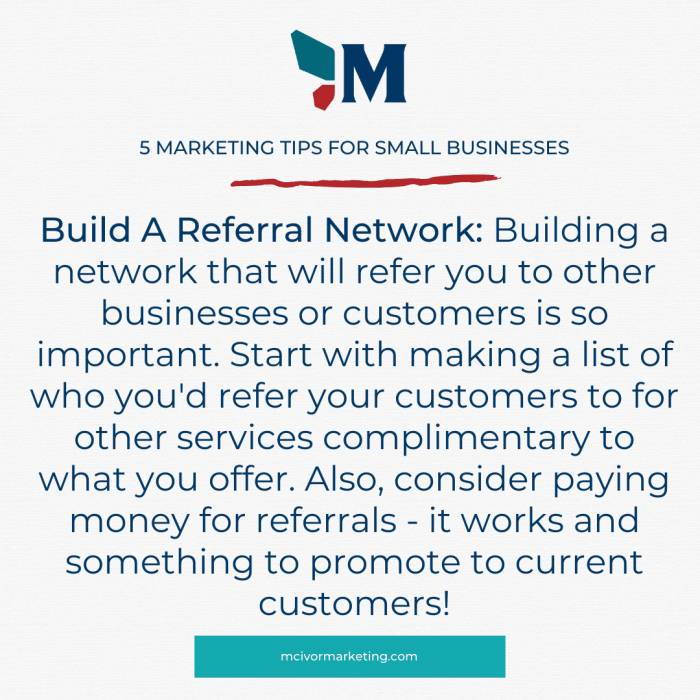 Build A Referral Network - McIvor Marketing LLC